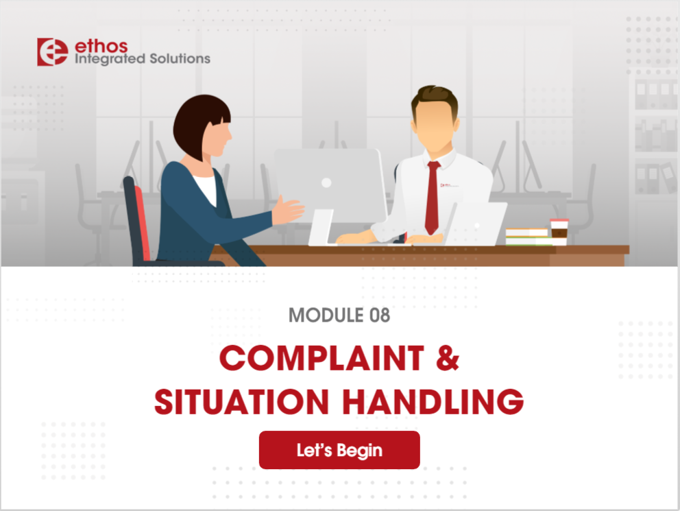 Module 8 Complaint and Situation Handling